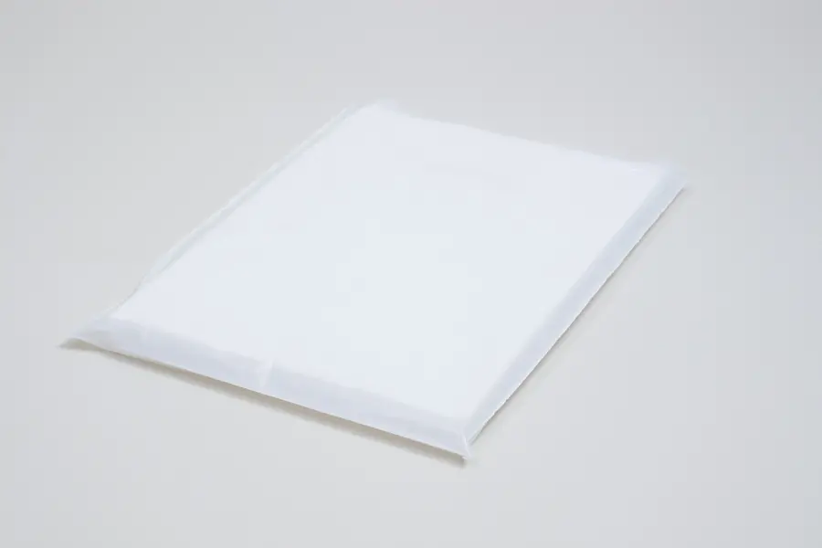 12W x 15H, Super Gloss Plastic Bags, White