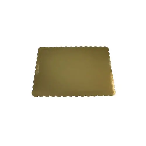 1/4 Sheet, Double Walled Cake Pads, Gold