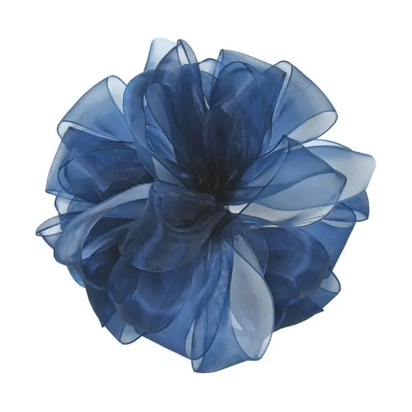 1-1/2W x 100 yds, Sheer Organza Ribbon, Navy