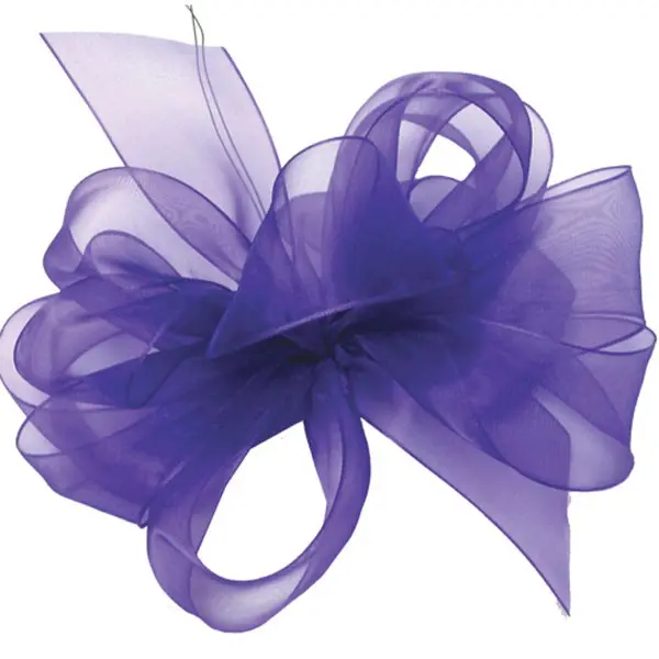 1-1/2W x 100 yds, Sheer Organza Ribbon, Purple