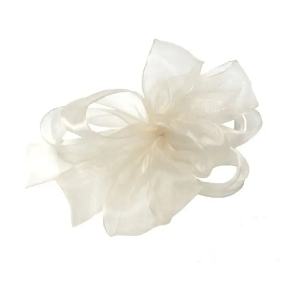 1-1/2W x 100 yds, Sheer Organza Ribbon, Cream