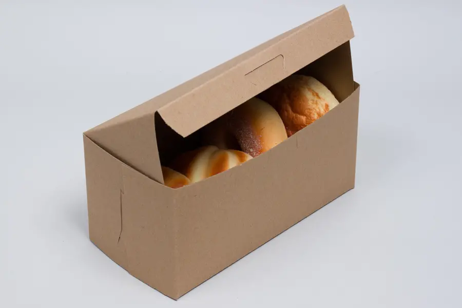 8L x 4W x 4H, Natural Kraft Bakery Boxes