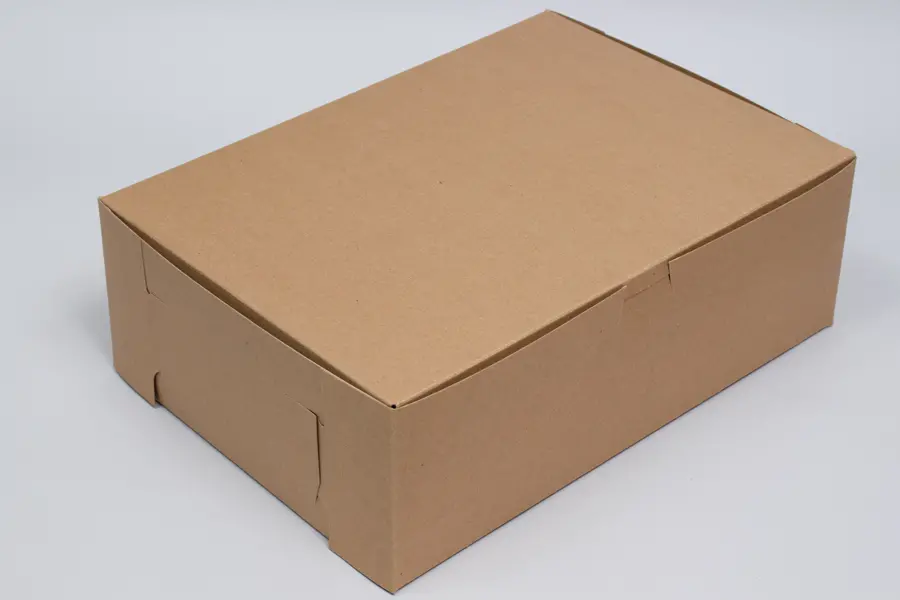 10L x 7W x 4H, Natural Kraft Bakery Boxes