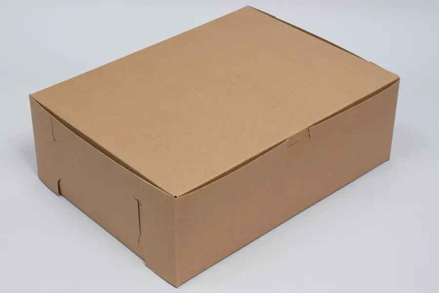 12L x 9W x 4H, Natural Kraft Bakery Boxes
