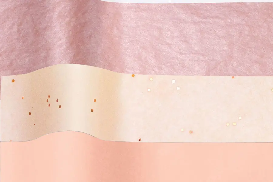 20W x 30L, Assortment Packs, Rose Gold Patterns