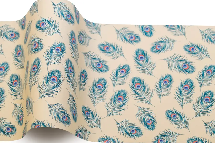 20W x 30L, Everyday Styled Tissue, Peacock