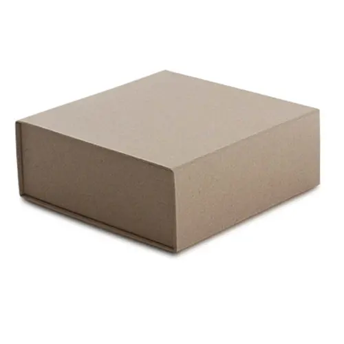 8L x 8W x 3H, Brown Kraft Magnetic Gift Boxes, Natural Kraft