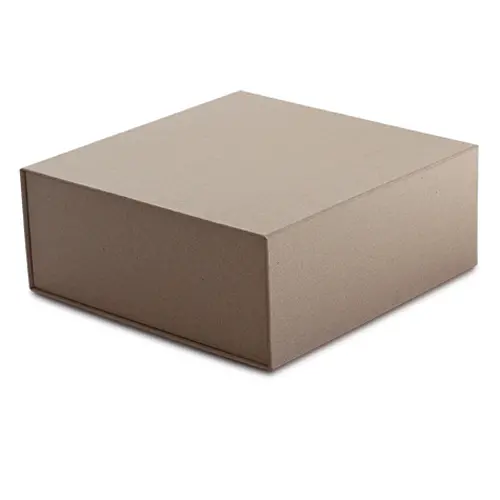10L x 10W x 4H, Brown Kraft Magnetic Gift Boxes, Natural Kraft