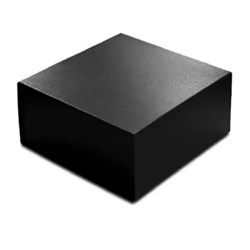 6L x 6W x 2-3/4H, Leatherette Magnetic Lid Gift Boxes, Black Leatherette