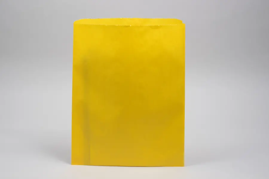 12W x 15L, Pinch Bottom Colored Paper Bags, Sunburst