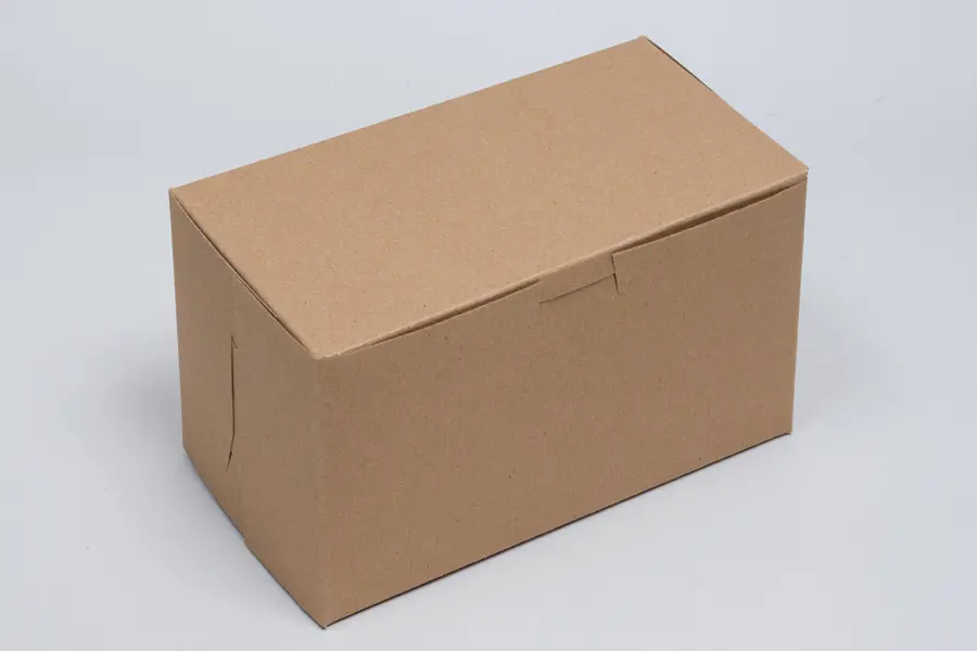 8L x 5-1/2W x 3H, Natural Kraft Bakery Boxes