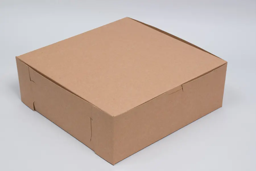 8L x 8W x 3H, Natural Kraft Bakery Boxes