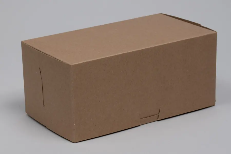 8L x 8W x 3H, Natural Kraft Bakery Boxes