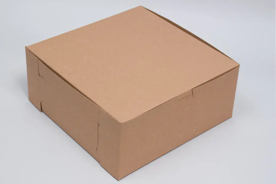 9L x 9W x 5H, Natural Kraft Bakery Boxes