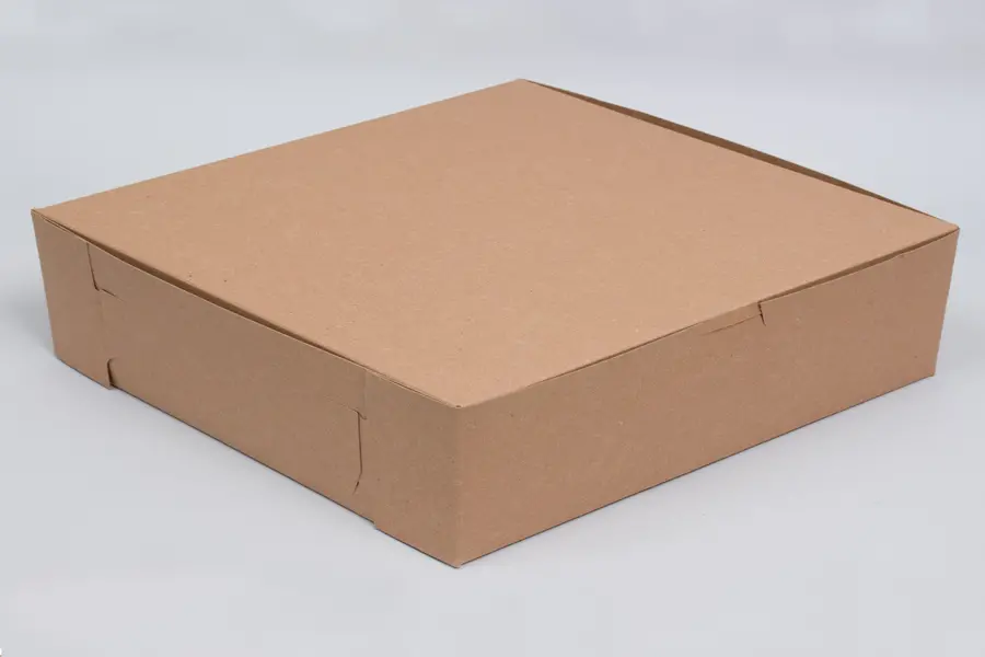10L x 10W x 2-1/2H, Natural Kraft Bakery Boxes