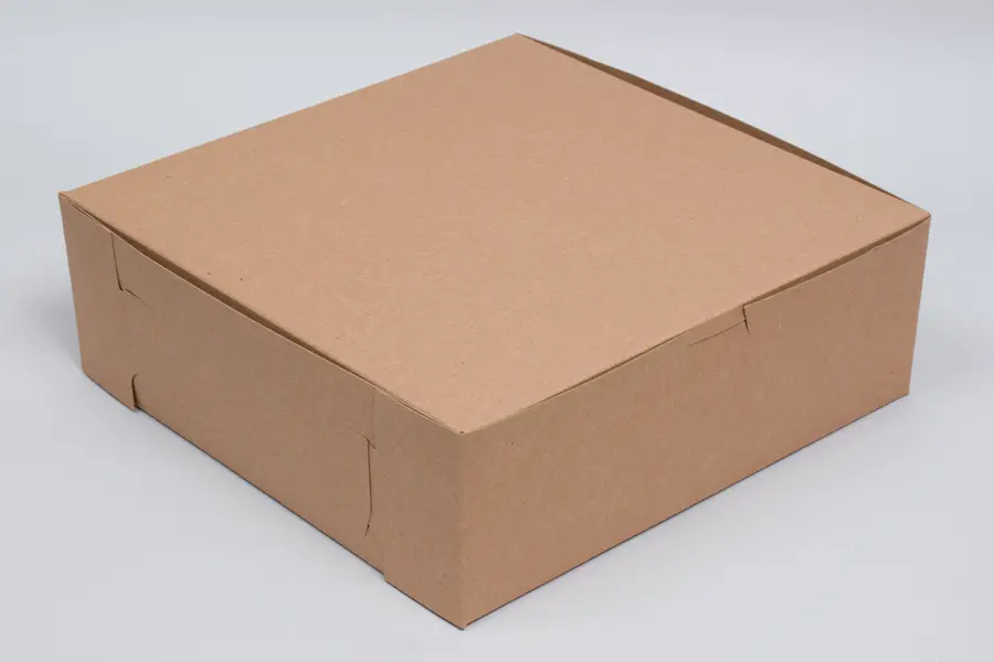 10L x 10W x 3H, Natural Kraft Bakery Boxes