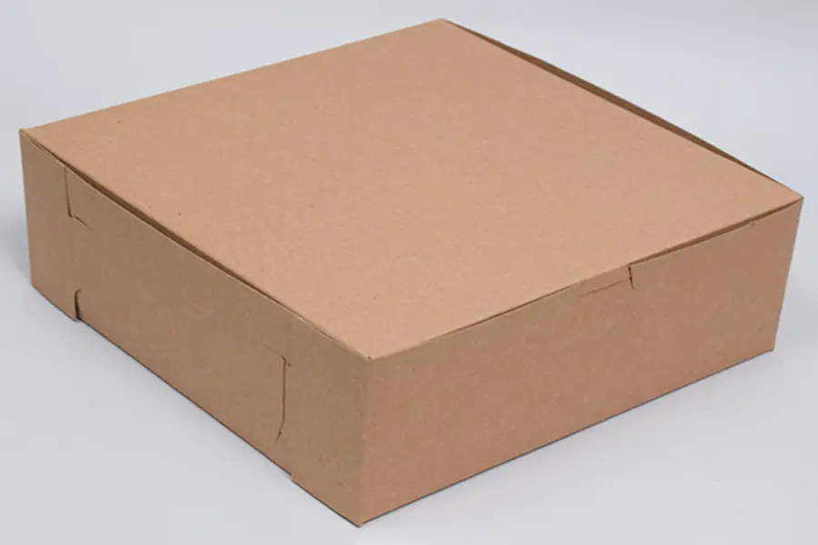 12L x 12W x 5H, Natural Kraft Bakery Boxes