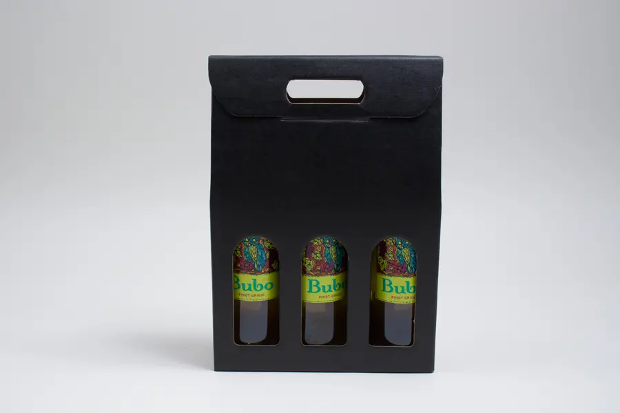 3-1/2W x 10-1/2L x 15-3/4H, Seta Italian Colored Olive Oil & Vinegar Carriers, Nero Black