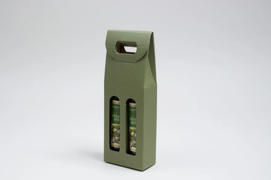 2-1/2W x 5-1/8L x 13-1/4H, Seta Italian Colored Olive Oil & Vinegar Carriers, Sage Groove