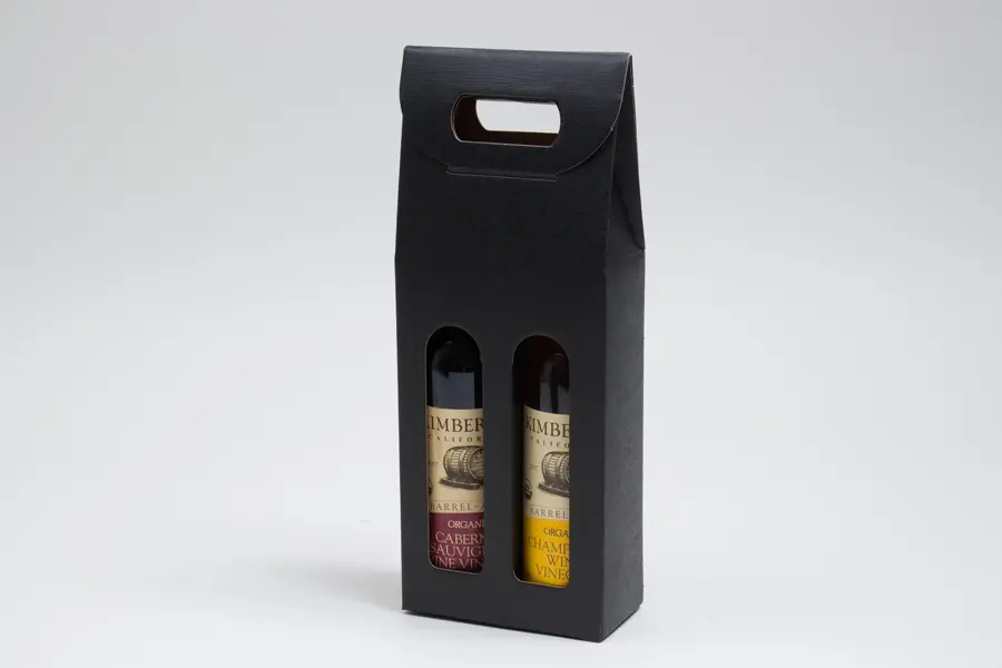 2-1/2W x 5-1/8L x 13-1/4H, Seta Italian Colored Olive Oil & Vinegar Carriers, Nero Black