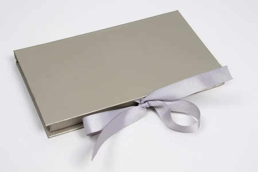 7-1/2L x 4-1/4W x 5/8H, Platform Gift Card Boxes, Matte Bronze
