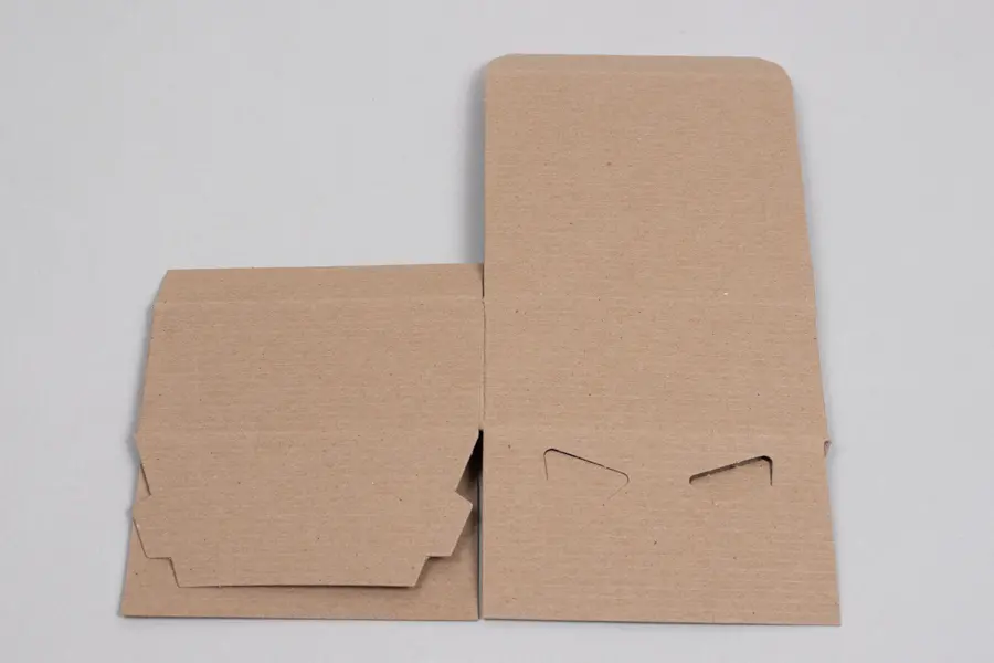 4L x 4W x 2H, Ohio Valley Natural Kraft Pinstripe Tuck-Top Gift Boxes