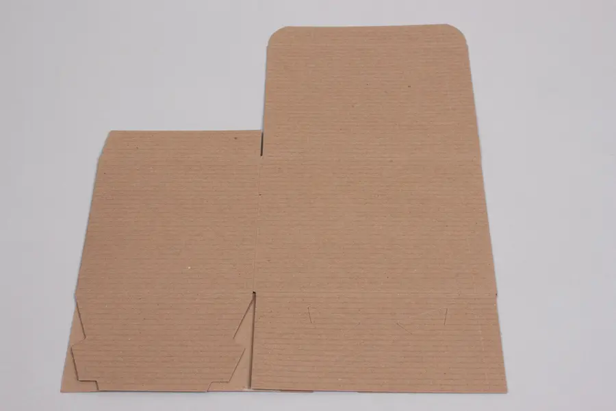 4-1/2L x 6W x 4-1/2H, Ohio Valley Natural Kraft Pinstripe Tuck-Top Gift Boxes