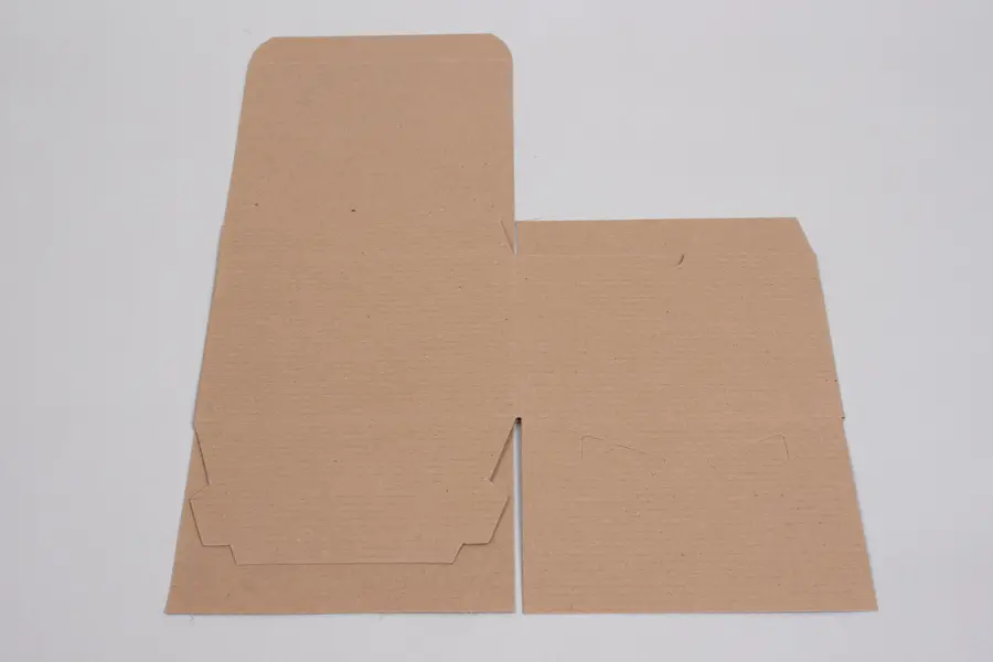 6L x 6W x 4H, Ohio Valley Natural Kraft Pinstripe Tuck-Top Gift Boxes