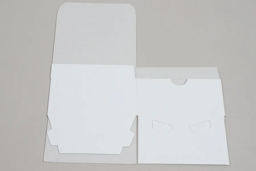 4L x 4W x 2H, Ohio Valley Natural White Gloss Tuck-Top Gift Boxes