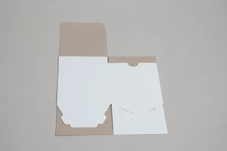 4L x 4W x 4H, Ohio Valley Natural White Gloss Tuck-Top Gift Boxes