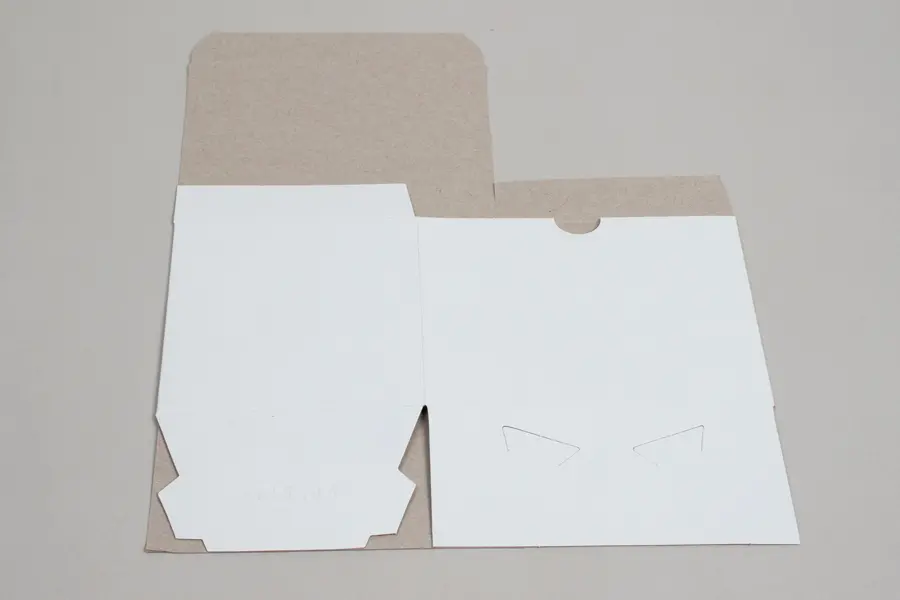 4-1/2L x 6W x 4-1/2H, Ohio Valley Natural White Gloss Tuck-Top Gift Boxes