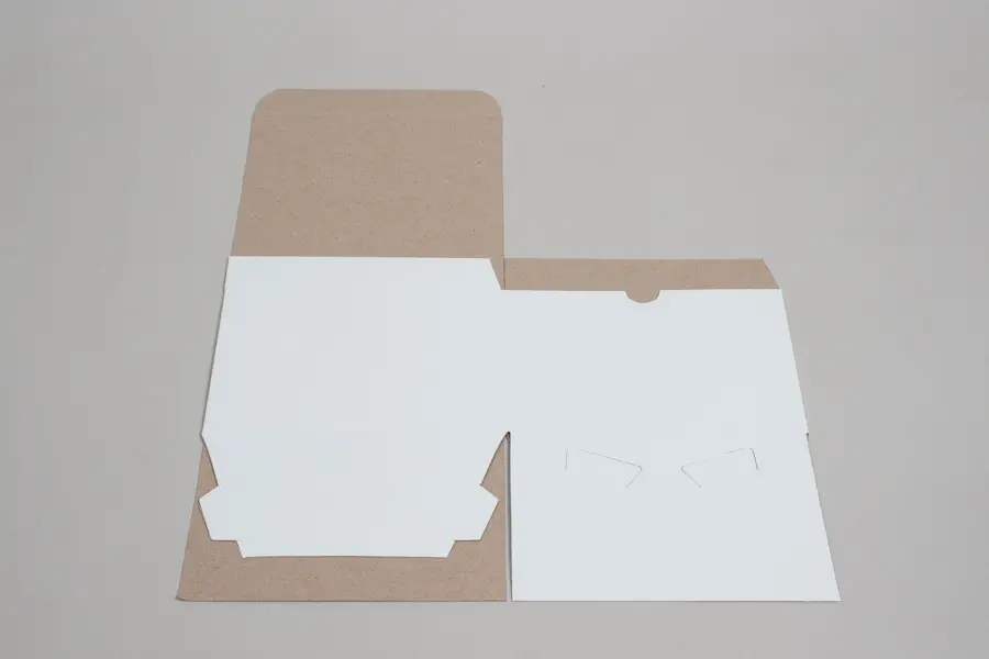 6L x 6W x 4H, Ohio Valley Natural White Gloss Tuck-Top Gift Boxes