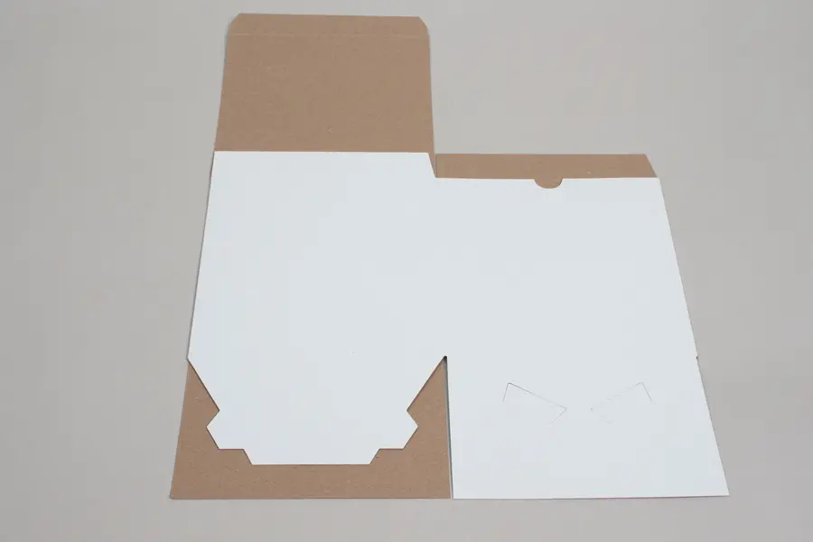 6L x 6W x 6H, Ohio Valley Natural White Gloss Tuck-Top Gift Boxes