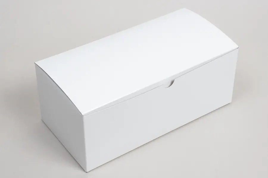10L x 5W x 4H, Ohio Valley Gloss Gift Boxes, White