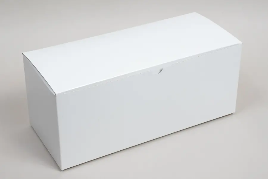 14L x 6W x 6H, Ohio Valley Gloss Gift Boxes, White
