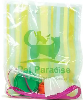 12W X 15L, QUICK PRINT 100+ FULL COLOR DIE CUT CLEAR BAGS
