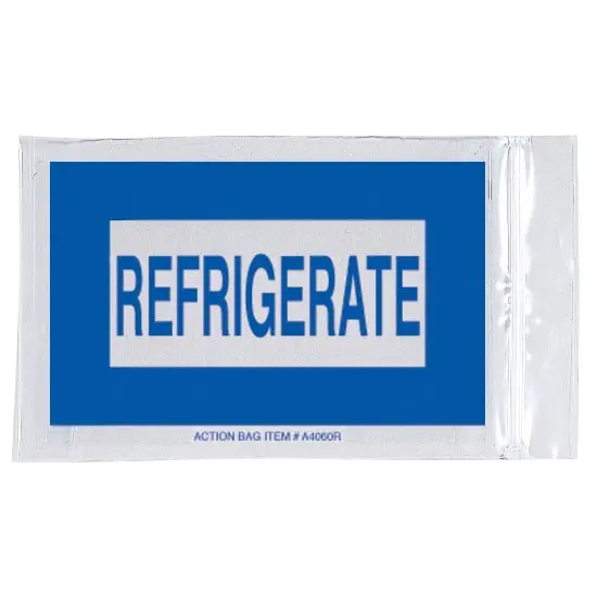 4W x 6L, 2 Mil Refrigerate Zip Bags