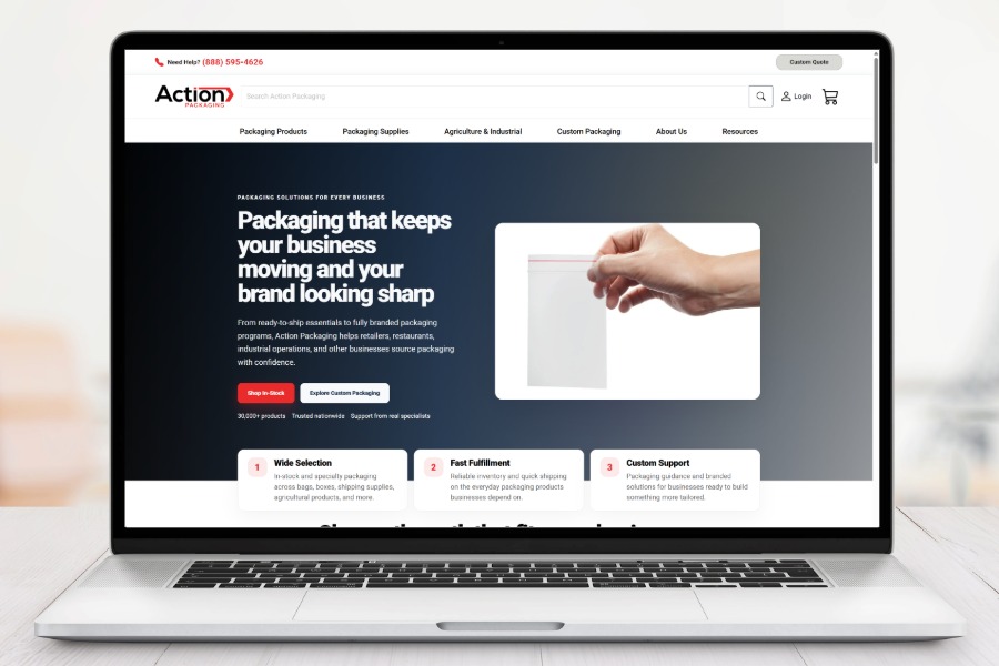 Action Packaging Website Guide
