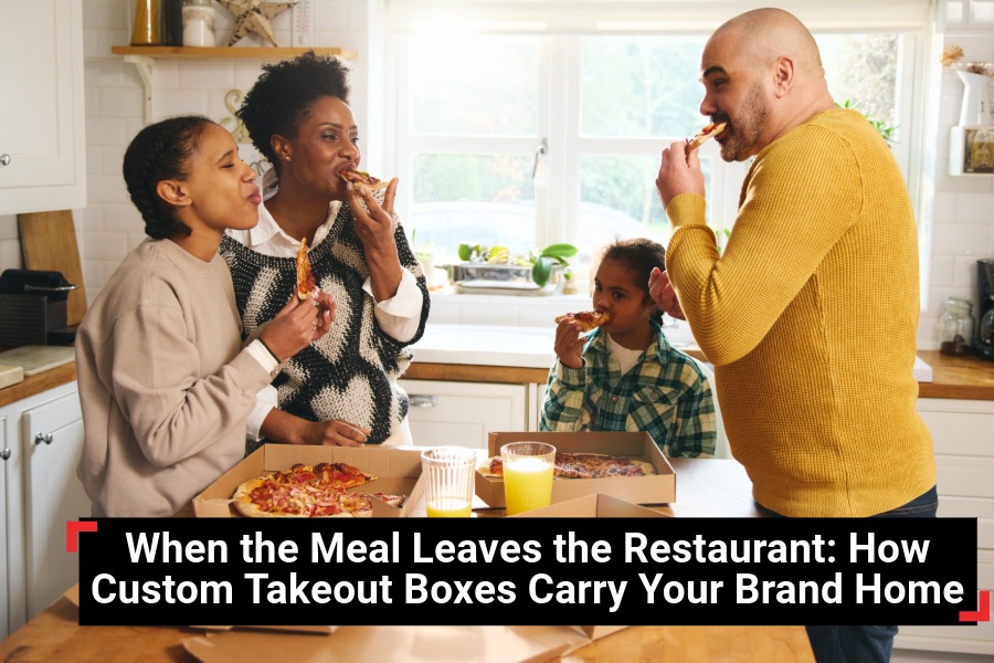 When the Meal Leaves the Restaurant: How Custom Takeout Boxes Carry Your Brand Home