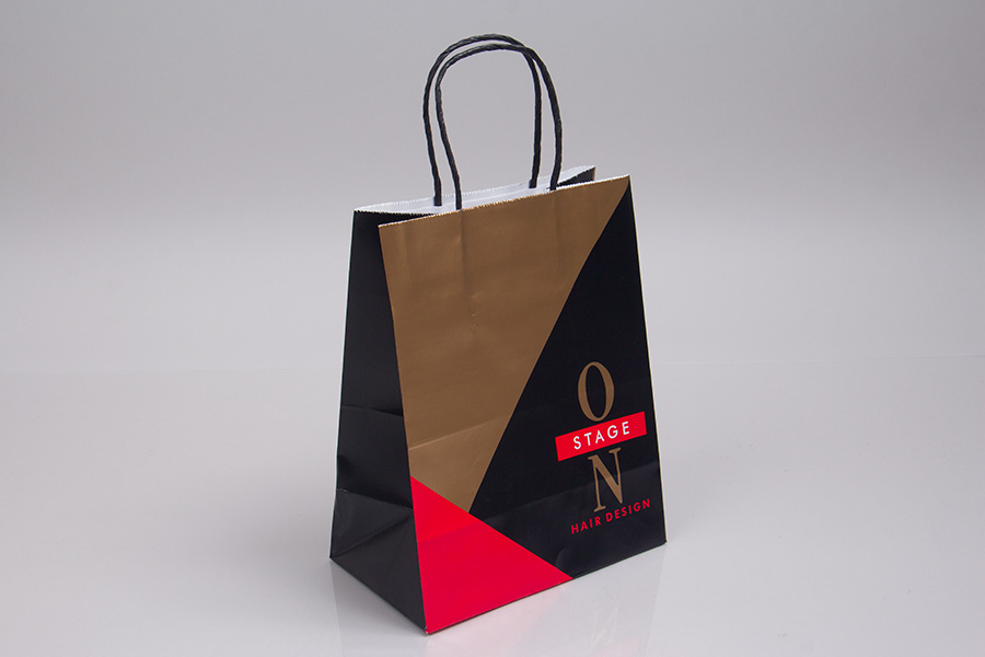 Custom printed shopping bag for On Stage