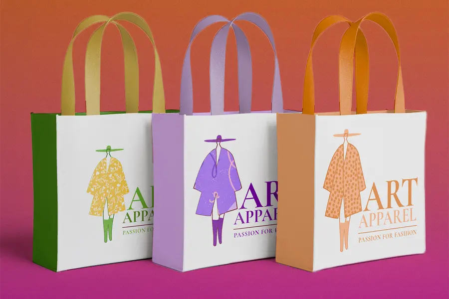 Custom reusable tote bags
