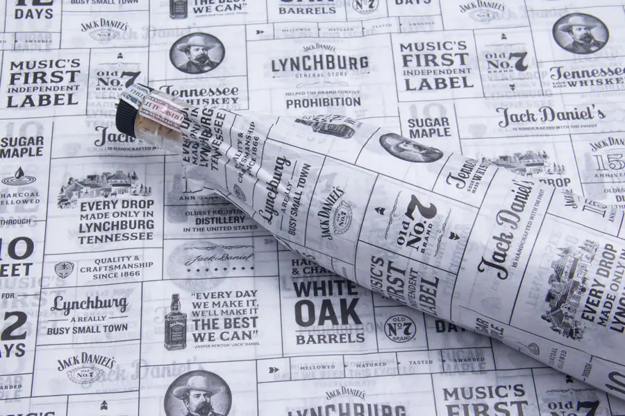 Custom Printed White and Kraft Tissue Paper