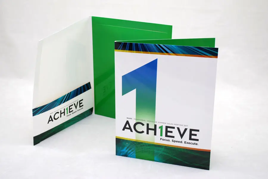 Custom Digitally Printed Marketing Folder - BARD