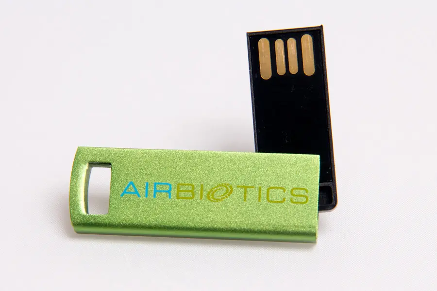 Custom Ink Printed Promotional Flash Drive - Airbiotics