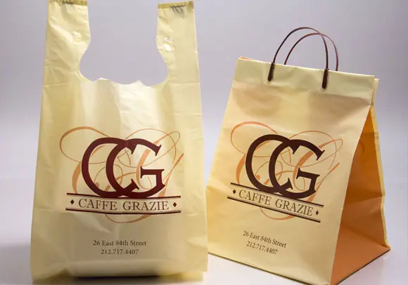plastic bag for restaurants