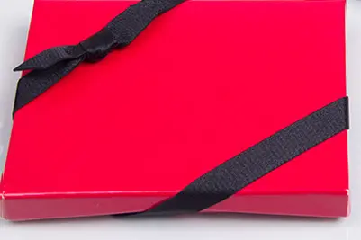 Satin Stretch Loop Bows for Gift Card Boxes