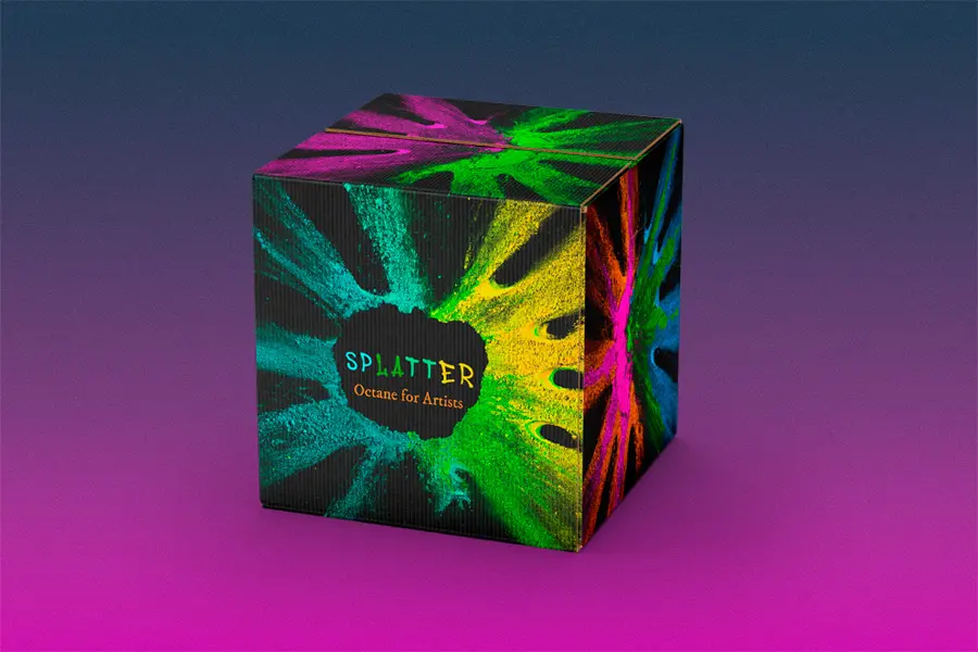 Splatter's Custom Shipping Box