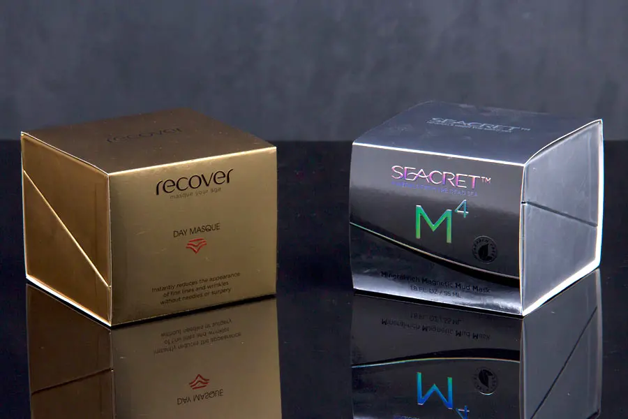 Custom Printed Product Boxes with Hinged Lid - Seacret Spa International