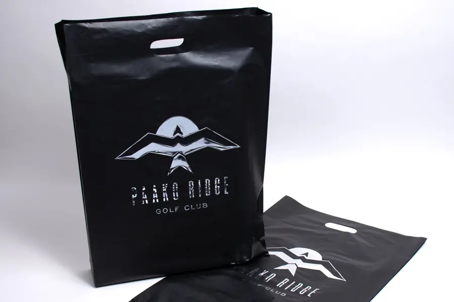 Custom Printed Hot Stamp Plastic Merchandise Bags
