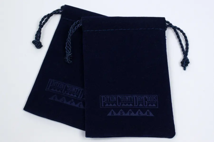 Custom Printed Satin Pouches - Pitkin County
